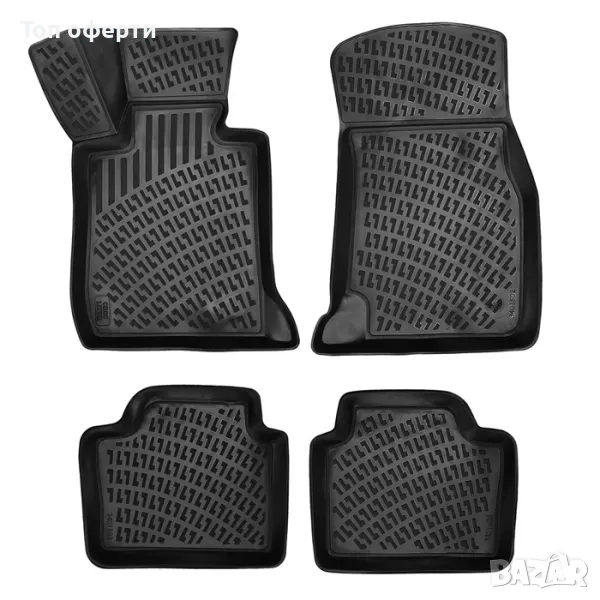 Гумени стелки RizLine съвместими с BMW 3 E90E91 04-13, снимка 1
