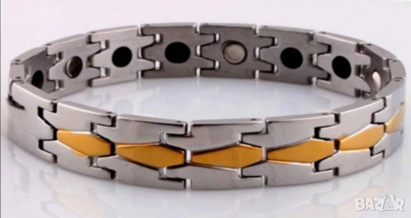 Стилна стоманена магнитна гривна МЕРКАТОР 30 лв., снимка 1