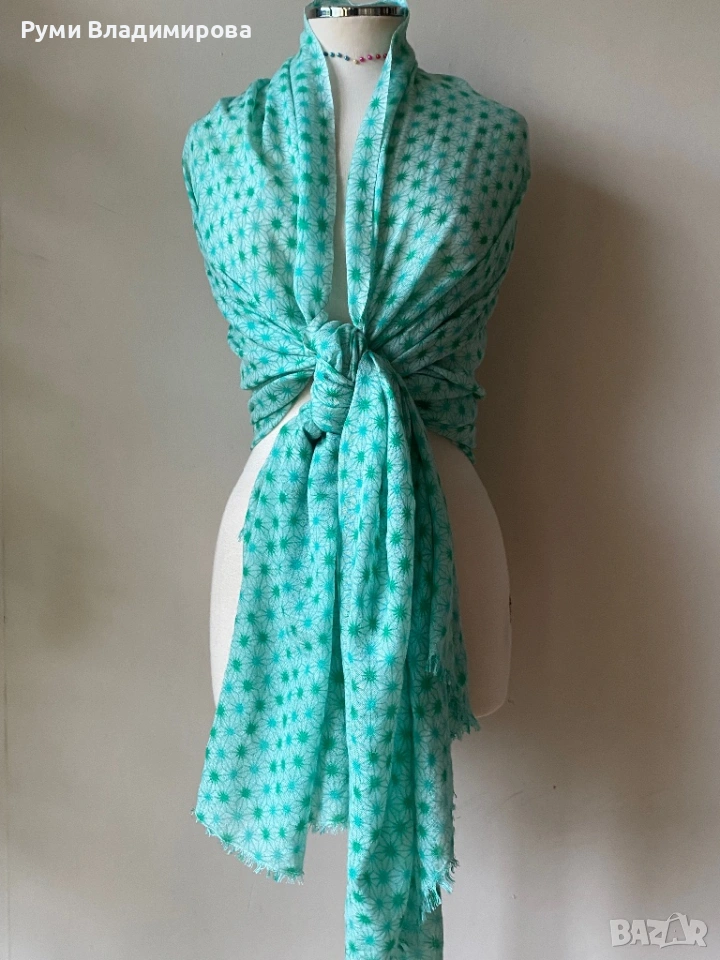 Зелен шал Beck Sondergaard, снимка 1