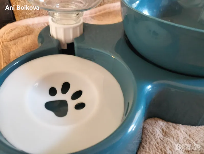 Комбинирана хранилка с поилка, снимка 1
