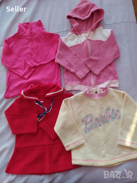 Лот за момиченце (суитчер, полуполо, блузка и туника) - 10 лв., снимка 1