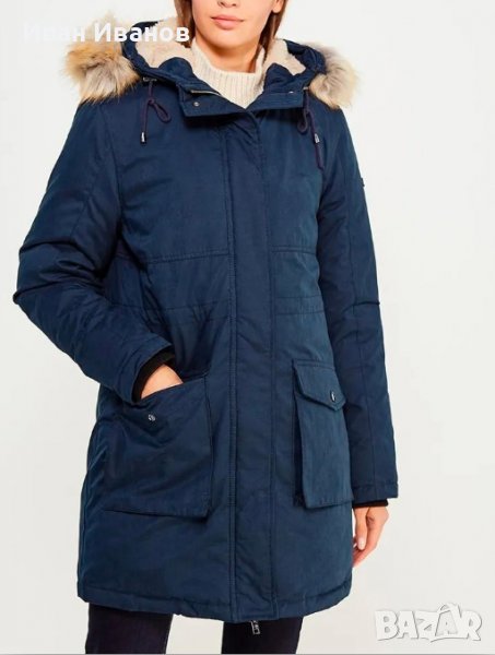 Зимно яке парка - Синьо Tommy Hilfiger  размер Л-ХЛ, снимка 1