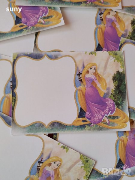 Покани за рожден ден Рапунцел, снимка 1