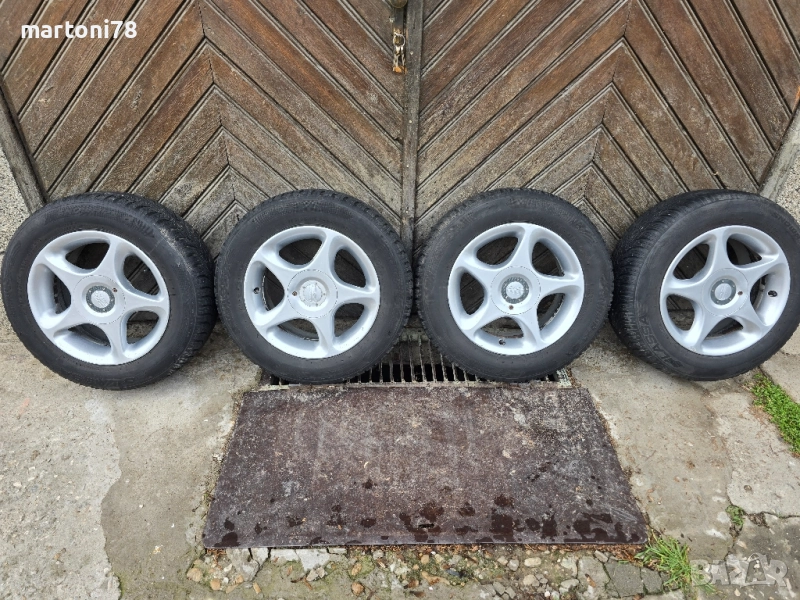 Алуминиеви джанти марка OZ, 15 цола, 5х112 със зимни гуми, снимка 1