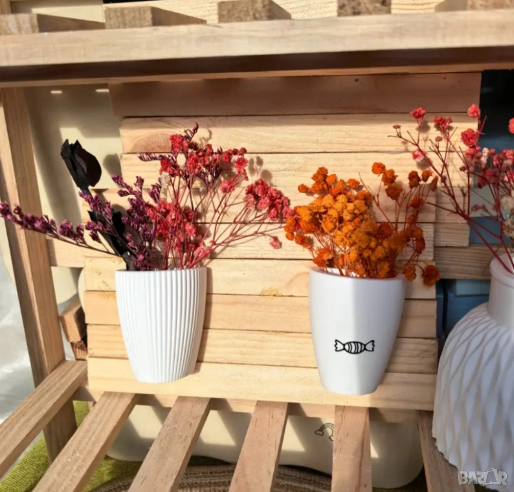 Молдове комплект 2 броя половинки кашпи, снимка 1