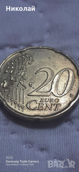 20 евро цента Италия, снимка 1