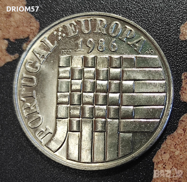 Монета Португалия(UNC) 25 ескудо, 1986, снимка 1