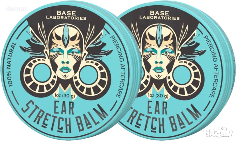 Base Labs балсам за разтягане и последваща грижа на ушите за пиърсинг, снимка 1