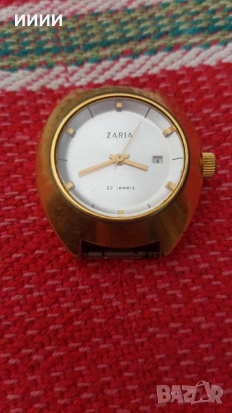 Часовник Заря обемен корпус , снимка 1