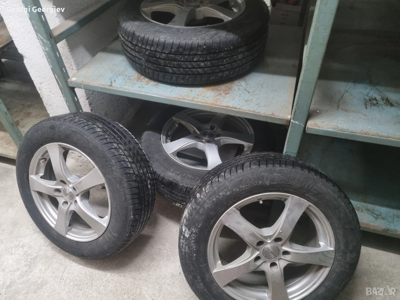 джанти с летни гуми 5/114.3/17, снимка 1