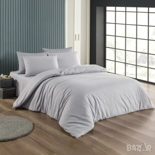 🌙Луксозен спален комплект от 3 части в сив цвят – съвършен комфорт и стил във всяка спалня🌙, снимка 1