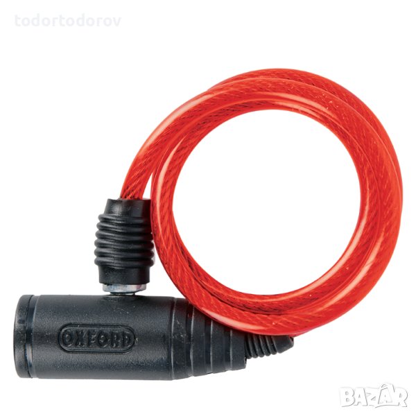 Заключващ мото кабел Bumper Cable lock OXFORD, 60см, снимка 1