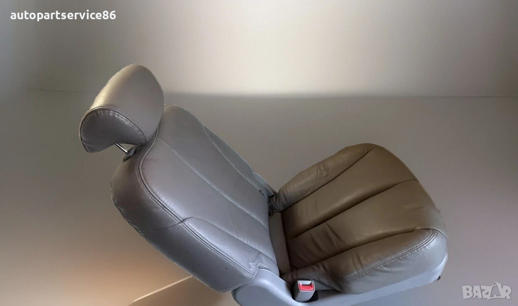Задна лява седалка втори ред кожена сива за KIA Carnival (2006–2012), снимка 1