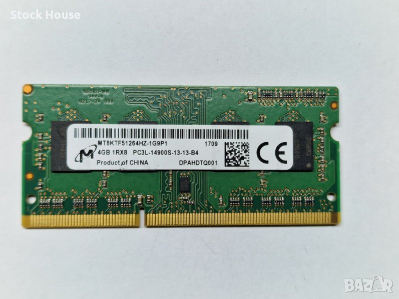 4GB Micron Ram 1866 MHZ DDR3L PC3L-14900 за лаптоп, снимка 1