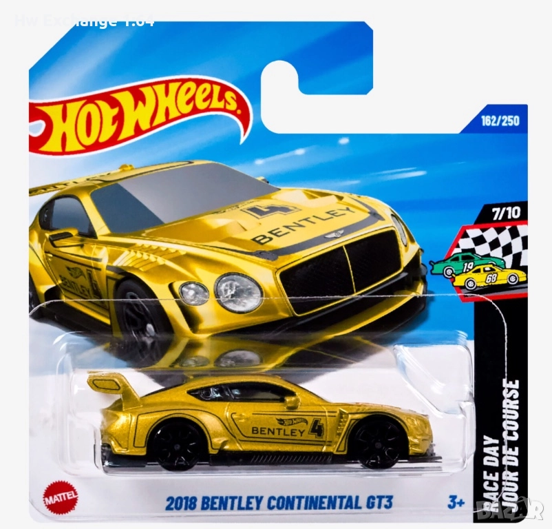Hot wheels 2018 BENTLEY CONTINENTAL GT3, снимка 1