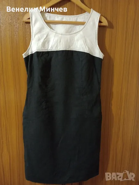 Дамска ленена рокля, снимка 1