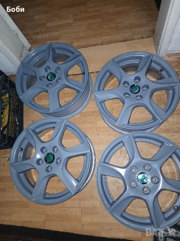 15цола лети джанти 5×100 57.1ц.о.ет38 6j цвят нандо грей, снимка 1