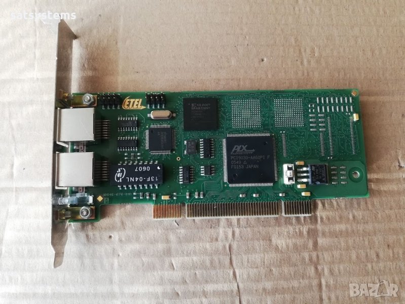 PCI Dual Port ETEL DSTEB311-111B-000B SA Industrial Capture Card, снимка 1
