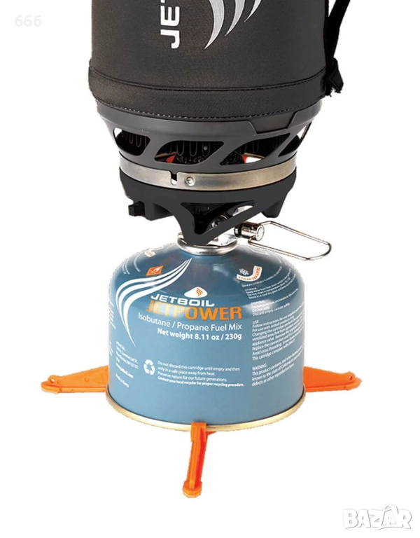 Държач за газови бутилки за къмпинг, компактен дизайн, ABS материал, висока стабилност., снимка 1