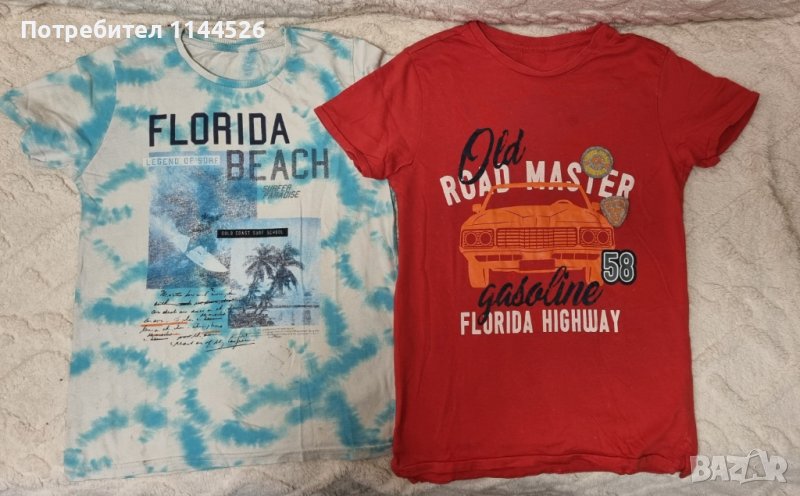 2 тениски за момче 8-9г. , снимка 1