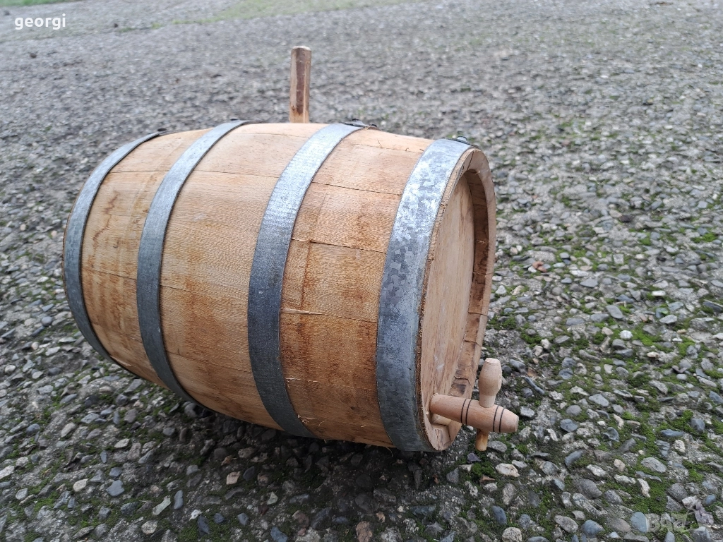 дъбово буре за ракия 26 литра , снимка 1