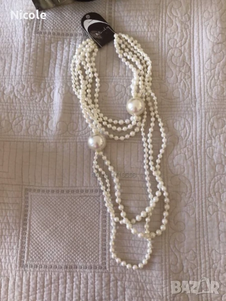 Перлено колие в оригинална опаковка, ново, снимка 1