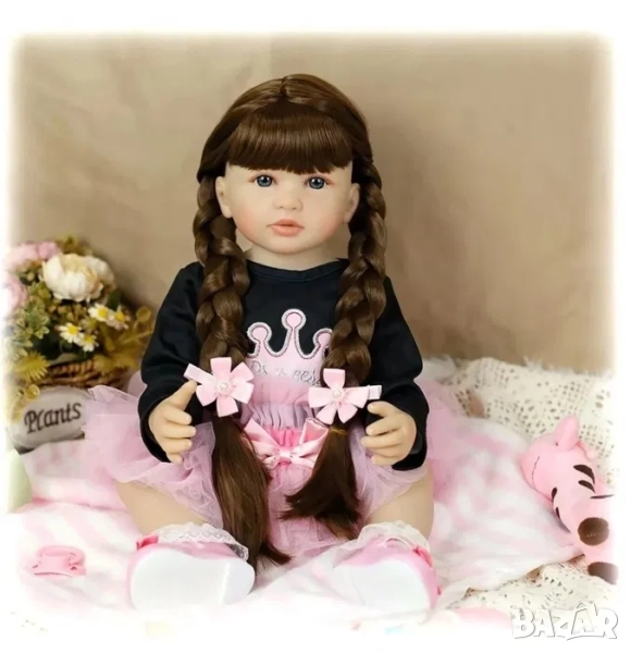 Реалистична кукла Реборн, Reborn бебе, реалистична кукла 55см, снимка 1