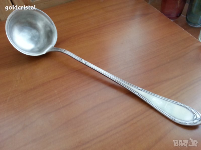  Посребрен черпак , снимка 1