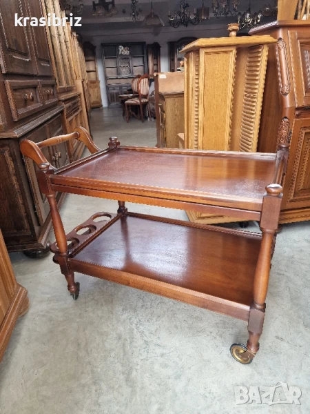 Масивна Количка за Сервиране-внос от ГЕРМАНИЯ!, снимка 1