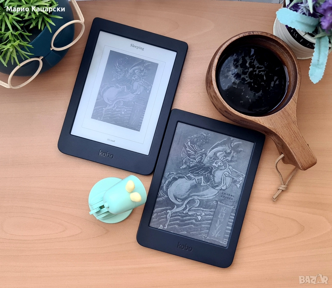 Четец за книги Kobo Nia нов с подсветка 8гб wifi, снимка 1