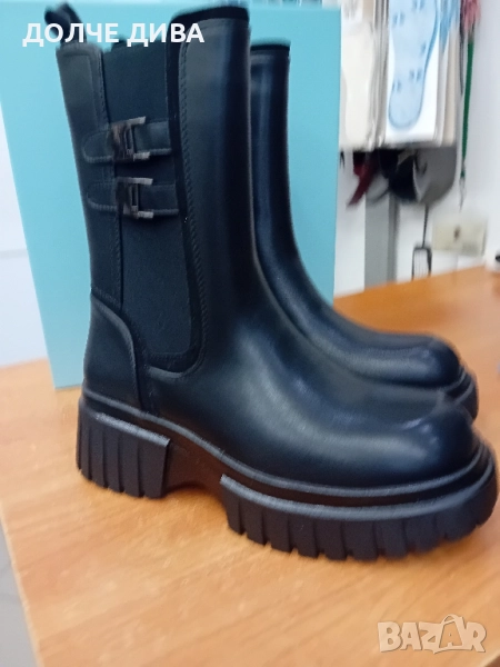 Дам.боти 233 черни , снимка 1
