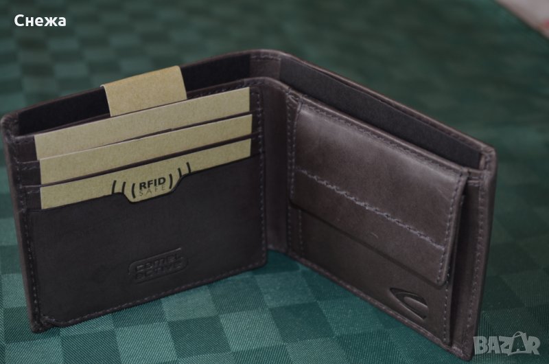 Camel Active Hanoi Jeans с RFID защита малък хоризонтален портфейл, снимка 1
