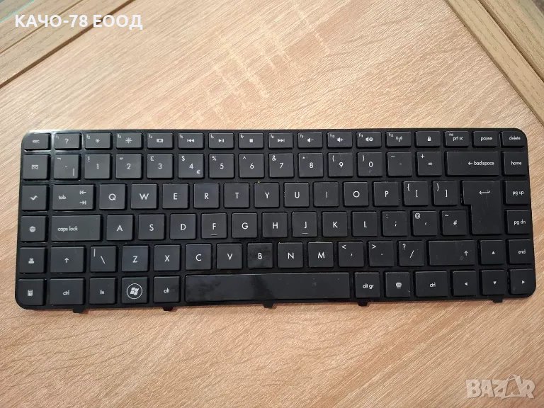 Клавиатура за лаптоп HP Pavilion DV6 DV6-3000 Черна с Черна Рамка, снимка 1