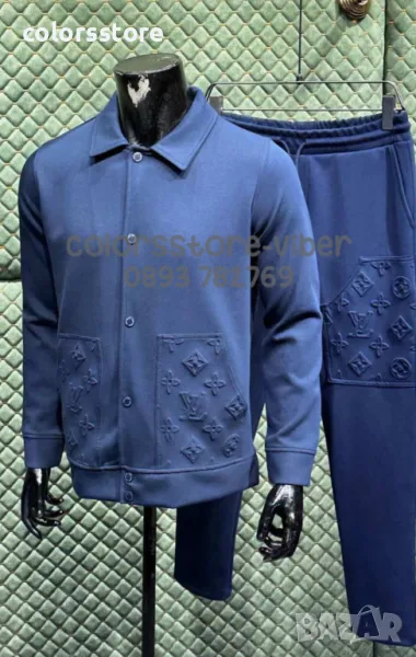 Син мъжки комплект  LV-Br31pi, снимка 1