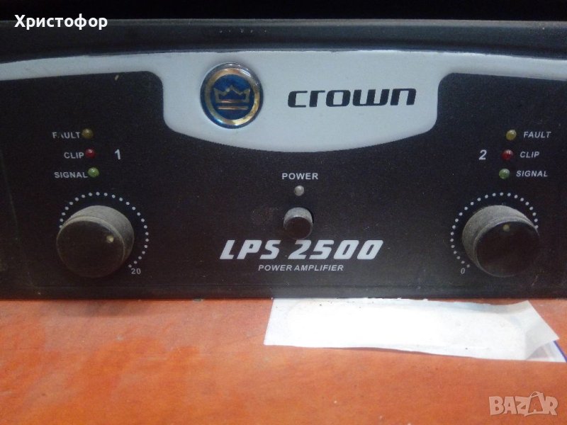 Продавам стъпало crown LPS2500 2х800w na 4ohm, снимка 1