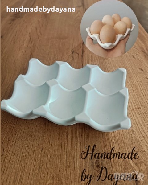 керамична поставка за яйца , снимка 1