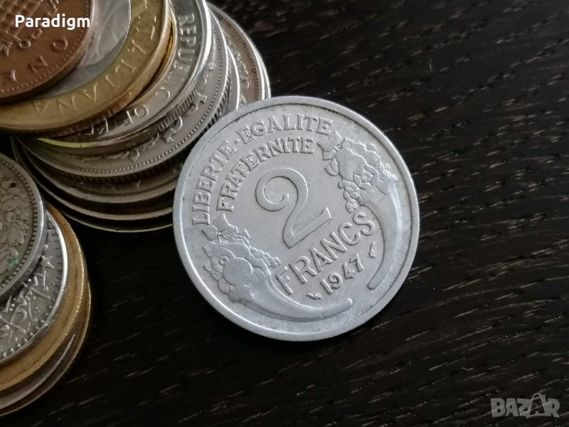 Монета - Франция - 2 франка | 1947г., снимка 1