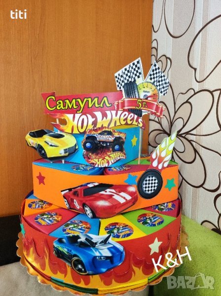 Картонена торта Хот Уелс , снимка 1