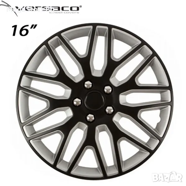 Тасове за джанти 16'' Versaco Dakar NC Black/Silver, снимка 1