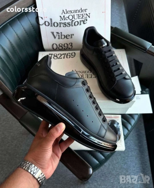 Мъжки черни кецове Alexander McQueen/BR102p, снимка 1