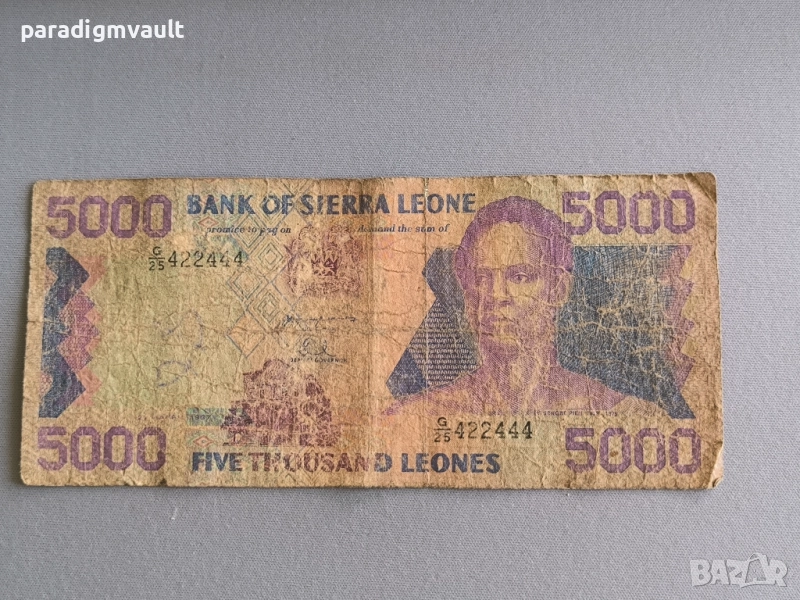 Банкнота - Сиера Леоне - 5000 леонес | 1997г., снимка 1