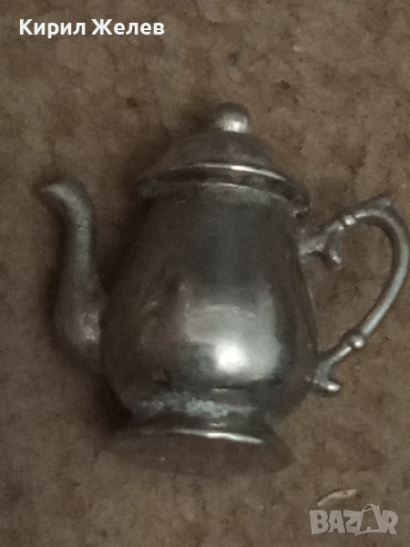 Чайник метален миниатюрен 49049, снимка 1