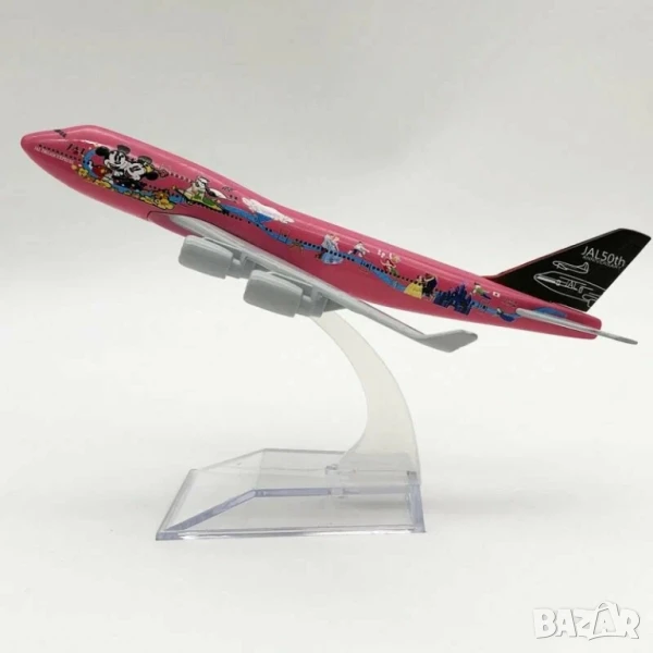Boeing 747 самолет модел макет Мики Маус Мини Дисни Аладин геори, снимка 1