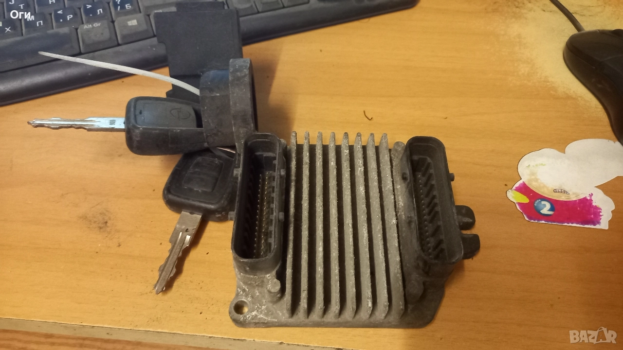 Компютър двигател за Опел Зафира А 1.6 16V, 101 к.с., № 16250009, снимка 1