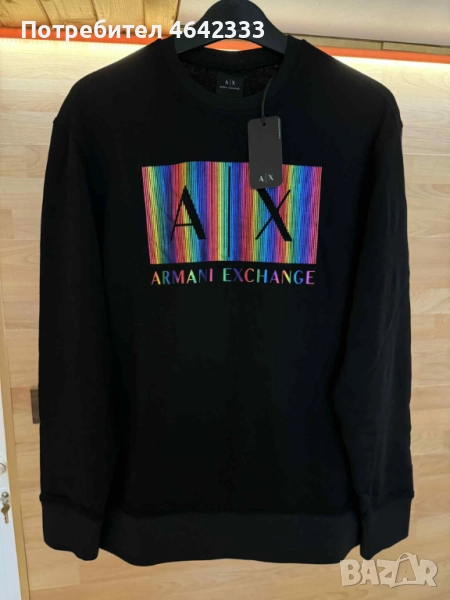 🔥 ЧИСТО НОВ Armani Exchange (A|X) Анцуг с Rainbow Logo | Размери М | С ЕТИКЕТИ 🔥, снимка 1