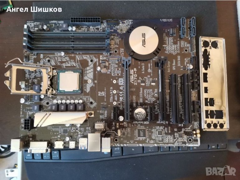 Дънна платка Asus Z170 Z170-P + I5-6600k 3500MHz 3900MHz(turbo) L2-1MB L3-6MB Socket 1151, снимка 1