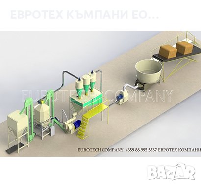 Машини за производство на пелети от слама