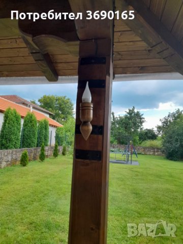 Стенни лампи аплици от автентични реставрирани бъчви с дървена чашка , снимка 13 - Лампи за стена - 40281481