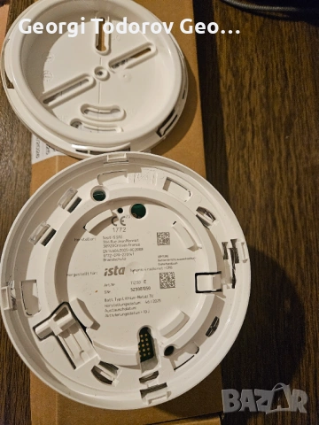 Уред за димова аларма Ista с батерия, снимка 3 - Други - 53577900