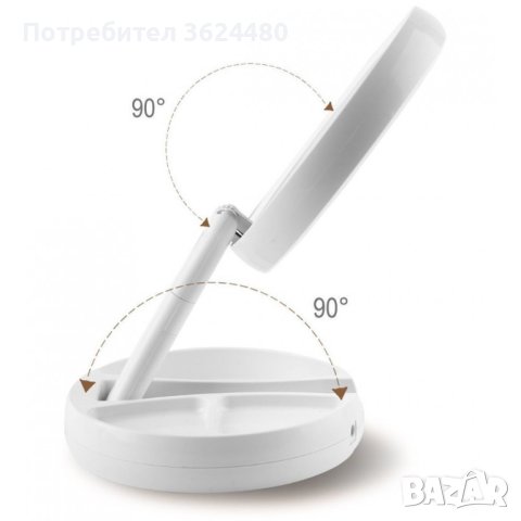  LED ОГЛЕДАЛО ЗА ГРИМИРАНЕ, снимка 6 - Други - 40416086